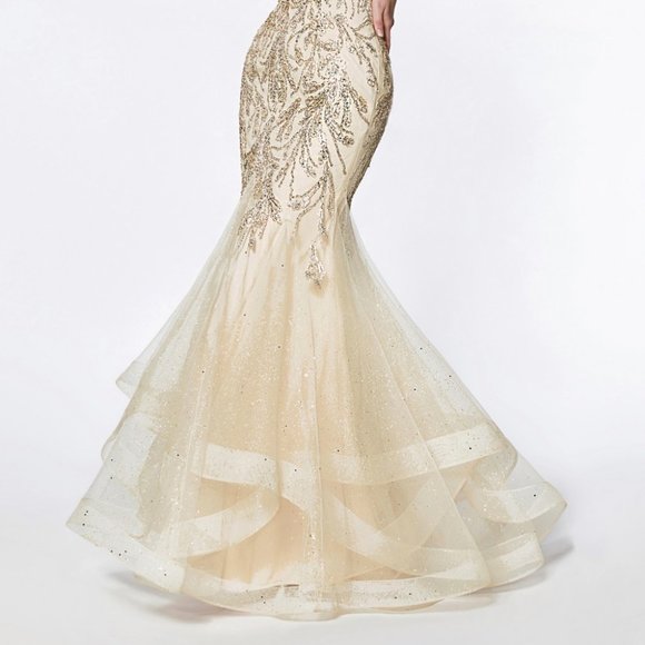 Sweetheart Neck Lace Long Evening Dress CDAM018 - Picture 4 of 5